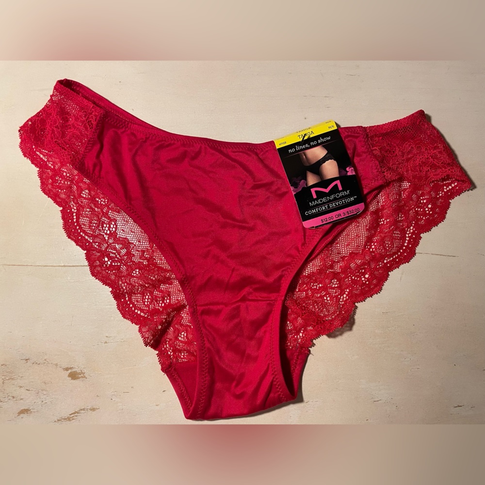 Maidenform Lace Back Tanga Panties New with Tags